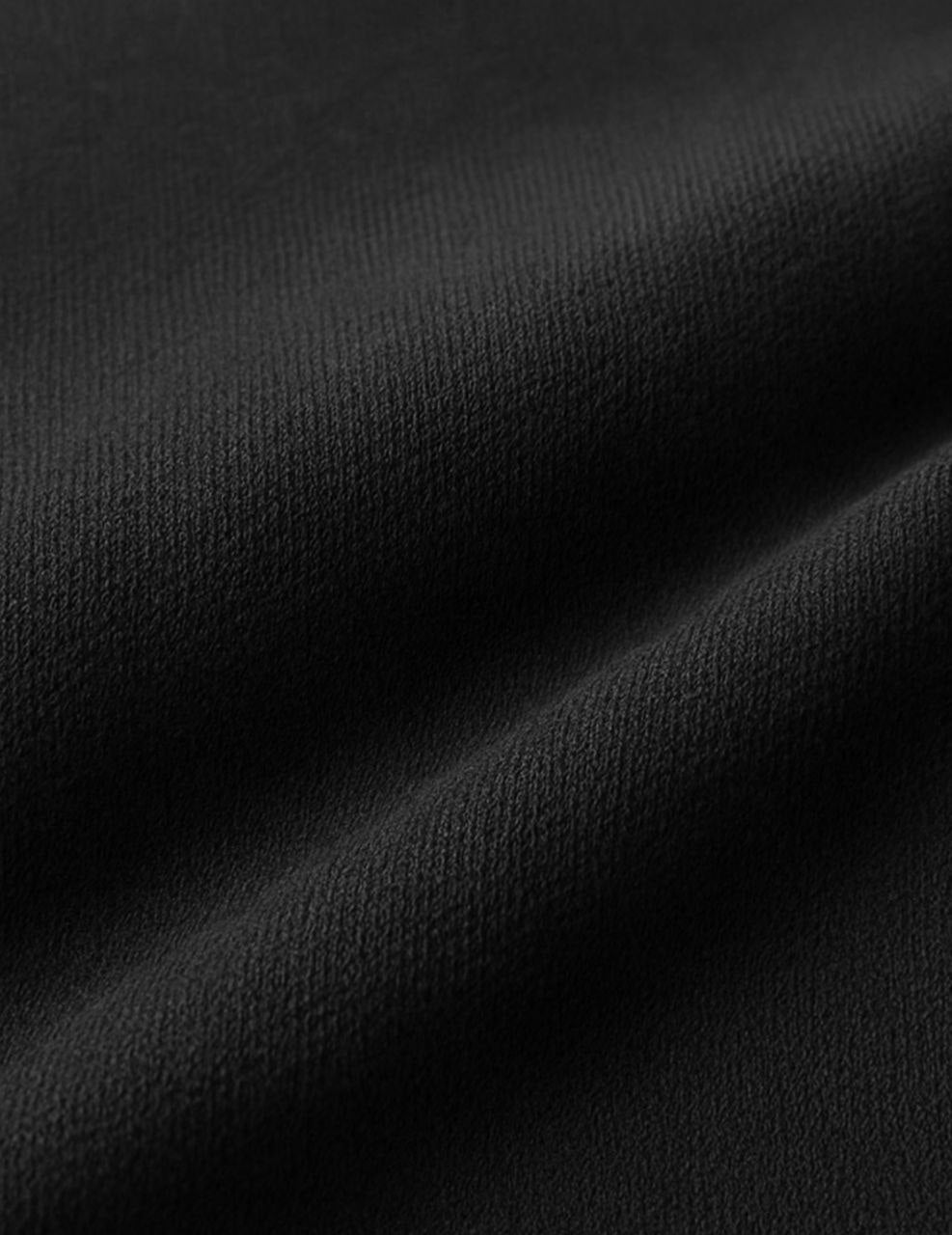 Black Plain Down Shoulder T-Shirt