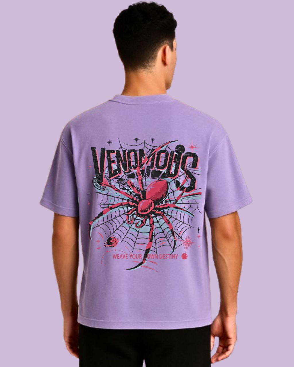 Down Shoulder Venomous T-shirt