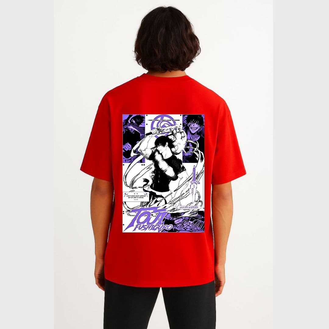Down Shoulder Toji Fushiguro T-shirt