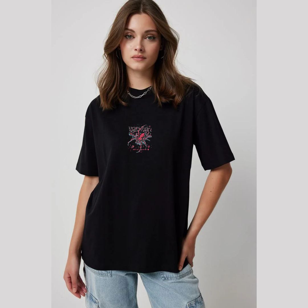 Down Shoulder Venomous T-shirt